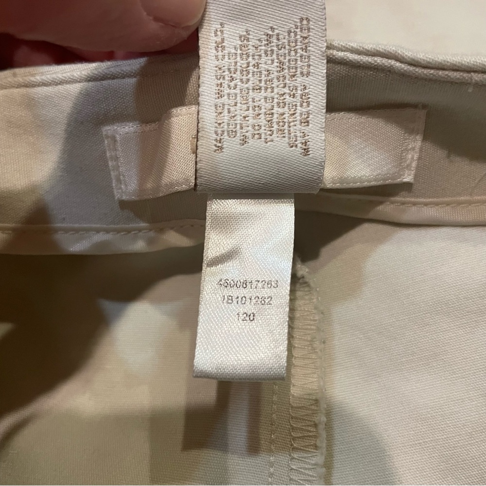 Chico’s Cotton Tan Flat Front Capris. Size 4 - Picture 6 of 6